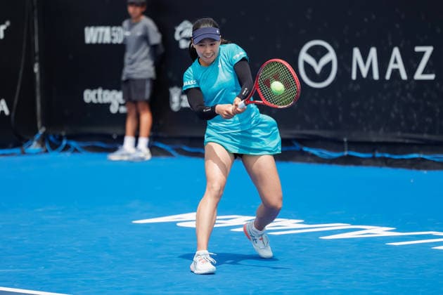 WTA, Tennis Damen GUADALAJARA OPEN 2026 WTA GUADALAJARA OPEN 2026 NADIIA KICHENOK VS NAO HIBINO 13092026 GUADALAJARA, JALISCO. Action photo of Nao Hibino of Japan, during a qualifying match of the WTA Guadalajara Open 2026, held at the Centro Panamericano de Tenis of Guadalajara, Jalisco, Mexico. Foto de Nao Hibino de Japon, durante juego de qualy del WTA Guadalajara Open 2026 celebrado en el Centro Panamericano de Tenis de Guadalajara, Jalisco, Mexico PHOTO BY IMAGENSHOP AGENCIA FOTOGRAFICA GUADALAJARA JALISCO MEXICO Copyright: xJorgexReyesx