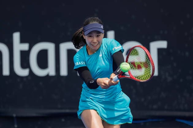 WTA, Tennis Damen GUADALAJARA OPEN 2026 WTA GUADALAJARA OPEN 2026 NADIIA KICHENOK VS NAO HIBINO 13092026 GUADALAJARA, JALISCO. Action photo of Nao Hibino of Japan, during a qualifying match of the WTA Guadalajara Open 2026, held at the Centro Panamericano de Tenis of Guadalajara, Jalisco, Mexico. Foto de Nao Hibino de Japon, durante juego de qualy del WTA Guadalajara Open 2026 celebrado en el Centro Panamericano de Tenis de Guadalajara, Jalisco, Mexico PHOTO BY IMAGENSHOP AGENCIA FOTOGRAFICA GUADALAJARA JALISCO MEXICO Copyright: xJorgexReyesx