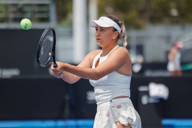 WTA, Tennis Damen GUADALAJARA OPEN 2026 WTA GUADALAJARA OPEN 2026 IRYNA SHYMANOVICH VS LEA MA 13092026 GUADALAJARA, JALISCO. Action photo of Iryna Shymanovich, during a qualifying match of the WTA Guadalajara Open 2026, held at the Centro Panamericano de Tenis of Guadalajara, Jalisco, Mexico. Foto de Iryna Shymanovich, durante juego de qualy del WTA Guadalajara Open 2026 celebrado en el Centro Panamericano de Tenis de Guadalajara, Jalisco, Mexico PHOTO BY IMAGENSHOP AGENCIA FOTOGRAFICA GUADALAJARA JALISCO MEXICO Copyright: xJorgexReyesx