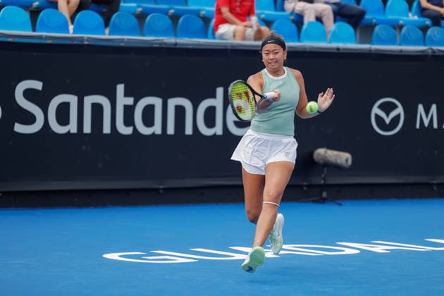 WTA, Tennis Damen GUADALAJARA OPEN 2026 WTA GUADALAJARA OPEN 2026 IRYNA SHYMANOVICH VS LEA MA 13092026 GUADALAJARA, JALISCO. Action photo of Lea Ma of the United States during a qualifying match of the WTA Guadalajara Open 2026, held at the Centro Panamericano de Tenis of Guadalajara, Jalisco, Mexico. Foto de Lea Ma de Estados Unidos, durante juego de qualy del WTA Guadalajara Open 2026 celebrado en el Centro Panamericano de Tenis de Guadalajara, Jalisco, Mexico PHOTO BY IMAGENSHOP AGENCIA FOTOGRAFICA GUADALAJARA JALISCO MEXICO Copyright: xJorgexReyesx