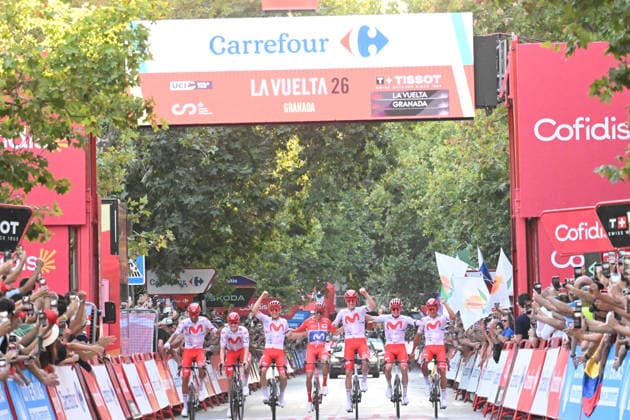 13-09-2026 Vuelta A Espana; Tappa 21 Carrefour Granada - Granada; 2026, Movistar; Mas, Enric; Granada; 