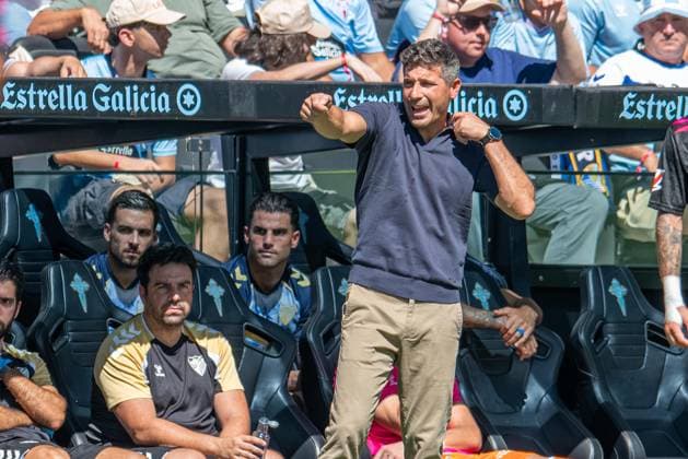 RECORD DATE NOT STATED ESP: LaLiga EA Sports RC Celta Vigo v Malaga CF Juan Francisco Funes of Malaga during LaLiga EA Sports match between RC Celta Vigo v Malaga CF played at Abanca Balaidos Stadium, Vigo, Pontevedra, on September 13 2026 in Spain Spain Soccer Copyright: xAgenciaxLOFx