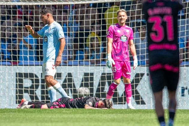 RECORD DATE NOT STATED ESP: LaLiga EA Sports RC Celta Vigo v Malaga CF Jose Salinas of Malaga during LaLiga EA Sports match between RC Celta Vigo v Malaga CF played at Abanca Balaidos Stadium, Vigo, Pontevedra, on September 13 2026 in Spain Spain Soccer Copyright: xAgenciaxLOFx