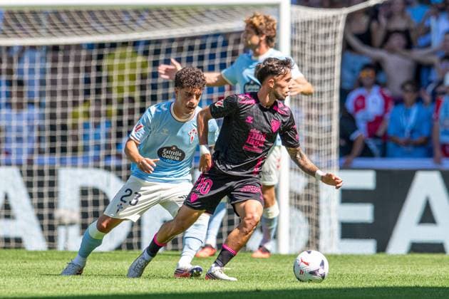 RECORD DATE NOT STATED ESP: LaLiga EA Sports RC Celta Vigo v Malaga CF David Larrubia of Malaga during LaLiga EA Sports match between RC Celta Vigo v Malaga CF played at Abanca Balaidos Stadium, Vigo, Pontevedra, on September 13 2026 in Spain Spain Soccer Copyright: xAgenciaxLOFx