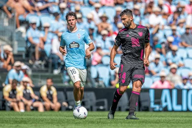 RECORD DATE NOT STATED ESP: LaLiga EA Sports RC Celta Vigo v Malaga CF Einar Galilea of Malaga during LaLiga EA Sports match between RC Celta Vigo v Malaga CF played at Abanca Balaidos Stadium, Vigo, Pontevedra, on September 13 2026 in Spain Spain Soccer Copyright: xAgenciaxLOFx