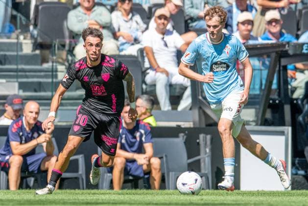 RECORD DATE NOT STATED ESP: LaLiga EA Sports RC Celta Vigo v Malaga CF David Larrubia of Malaga during LaLiga EA Sports match between RC Celta Vigo v Malaga CF played at Abanca Balaidos Stadium, Vigo, Pontevedra, on September 13 2026 in Spain Spain Soccer Copyright: xAgenciaxLOFx