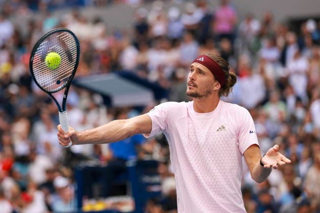 US Open tennis tournament - Day 15 Alexander Zverev of Germany in action against Ben Shelton of the US during the Men s Singles Final of the US Open Tennis Championships in Flushing Meadows, New York, USA, 13 September 2026. FLUSHING MEADOWS NEW YORK United States  Copyright: xCRISTOBALxHERRERA-ULASHKEVICHx