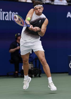 Ben Shelton, Endspiel, Final, US Open Championships, Billie Jean King National Tennis Center, Flushing Meadows, New York, USA . Copyright: xJuergenxHasenkopfx