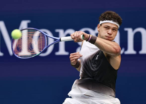Ben Shelton, Endspiel, Final, US Open Championships, Billie Jean King National Tennis Center, Flushing Meadows, New York, USA . Copyright: xJuergenxHasenkopfx