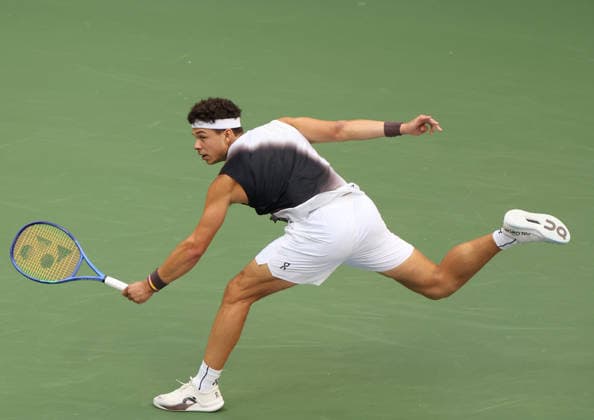 September 13, 2026, New York City, New York, USA: BEN SHELTON of USA during the match against A. Zverev of Germany in the menÃ¢â‚¬â ¢s final of Grand Slam tournament US Open. New York, USA. Tennis: Final US Open - Ben Shelton  - ZUMAc278 20260913_zsp_c278_008 Copyright: xMarcinxCholewinskix