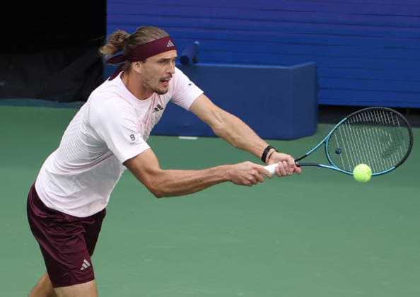 September 13, 2026, New York City, New York, USA: ALEXANDER ZVEREV of Germany during the match against B. Shelton of USA in the menÃ¢â‚¬â ¢s final of Grand Slam tournament US Open. New York, USA. Tennis: Final US Open - Alexander Zverev  - ZUMAc278 20260913_zsp_c278_024 Copyright: xMarcinxCholewinskix