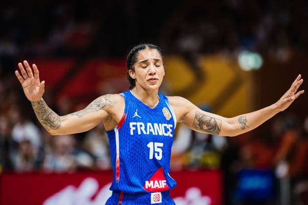 FIBA Women™s Basketball World Cup 2026: USA vs. Frankreich, 13.09.2026 Gabby Williams (Frankreich, 15); Basketball, FIBA Women™s Basketball World Cup 2026, Final Phase, Finale, USA vs. Frankreich am 13.09.2026 in der Uber Arena, Berlin Copyright: xBEAUTIFULxSPORTS Tonhäuserx