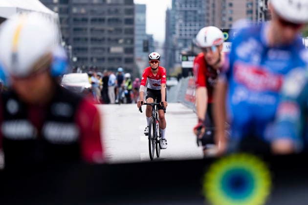 September 13, 2026, Montreal, Pq, CANADA: The main pack climbs a section of Mount Royal during the Grand Prix Cyclistes de Montreal on Sunday, Sept. 13, 2026. Canada News - September 13, 2026  - ZUMAc35_ 20260913_zaf_c35_070 Copyright: xChristopherxKatsarovx