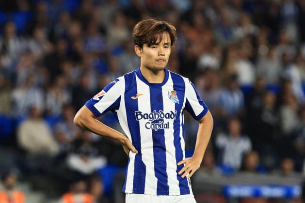 ESP: LaLiga EASports Real Sociedad - Atletico Madrid Takefusa Kubo of Real Sociedad during LaLiga EA Sports match between Real Sociedad - Atletico Madrid played at Anoeta Stadium in Gipuzcoa on September 13, 2026 in Spain Gipuzkoa Spain Futbol Copyright: xAgenciaxLOFx