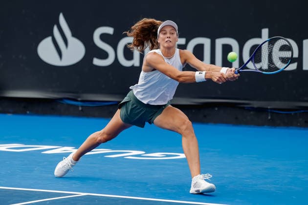 WTA, Tennis Damen GUADALAJARA OPEN 2026 WTA GUADALAJARA OPEN 2026 DARJA VIDMANOVA VS JANICE TJEN 13092026 GUADALAJARA, JALISCO. Action photo of Darja Vidmanova of the Czech Republic, during a qualifying match of the WTA Guadalajara Open 2026, held at the Centro Panamericano de Tenis of Guadalajara, Jalisco, Mexico. Foto de Darja Vidmanova de Chequia, durante juego de qualy del WTA Guadalajara Open 2026 celebrado en el Centro Panamericano de Tenis de Guadalajara, Jalisco, Mexico PHOTO BY IMAGENSHOP AGENCIA FOTOGRAFICA GUADALAJARA JALISCO MEXICO Copyright: xJorgexReyesx