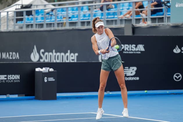 WTA, Tennis Damen GUADALAJARA OPEN 2026 WTA GUADALAJARA OPEN 2026 DARJA VIDMANOVA VS JANICE TJEN 13092026 GUADALAJARA, JALISCO. Action photo of Darja Vidmanova of the Czech Republic, during a qualifying match of the WTA Guadalajara Open 2026, held at the Centro Panamericano de Tenis of Guadalajara, Jalisco, Mexico. Foto de Darja Vidmanova de Chequia, durante juego de qualy del WTA Guadalajara Open 2026 celebrado en el Centro Panamericano de Tenis de Guadalajara, Jalisco, Mexico PHOTO BY IMAGENSHOP AGENCIA FOTOGRAFICA GUADALAJARA JALISCO MEXICO Copyright: xJorgexReyesx