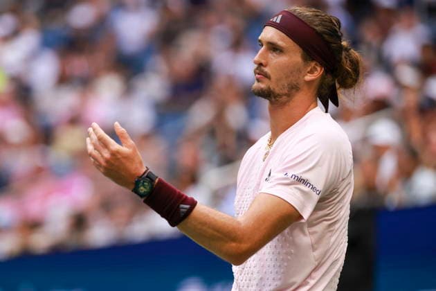 US Open tennis tournament - Day 15 Alexander Zverev of Germany reacts during a game against Ben Shelton of the US during the Men s Singles Finals of the US Open Tennis Championships at the USTA Billie Jean King National Tennis Center in Flushing Meadows, New York, USA, 13 September 2026. FLUSHING MEADOWS NEW YORK United States  Copyright: xCRISTOBALxHERRERA-ULASHKEVICHx