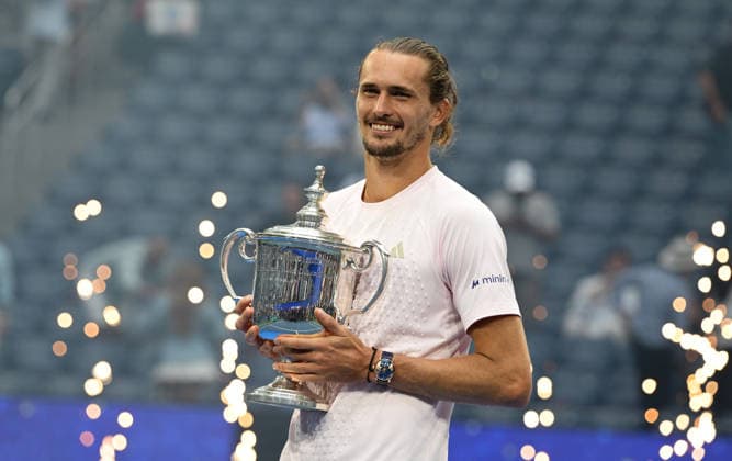 2026 US Open MenÂ s Singles Final Alexander Zverev (GER) vs. Ben Shelton FOR EDITORIAL USAGE ONLY !
