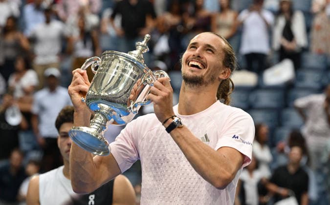 2026 US Open MenÂ s Singles Final Alexander Zverev (GER) vs. Ben Shelton FOR EDITORIAL USAGE ONLY !