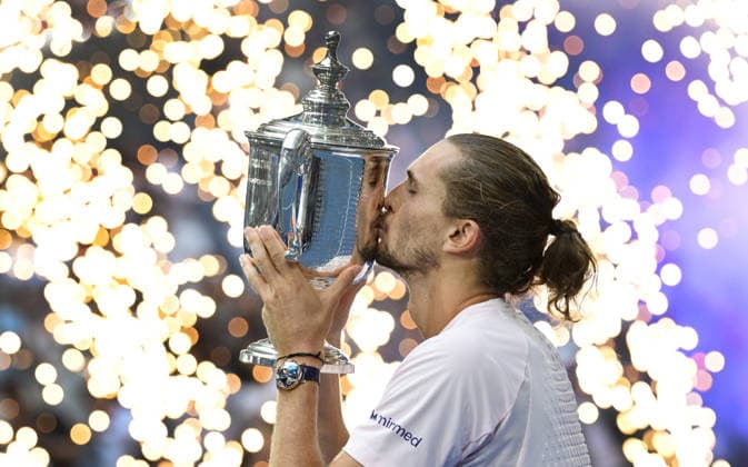 2026 US Open MenÂ s Singles Final Alexander Zverev (GER) vs. Ben Shelton FOR EDITORIAL USAGE ONLY !