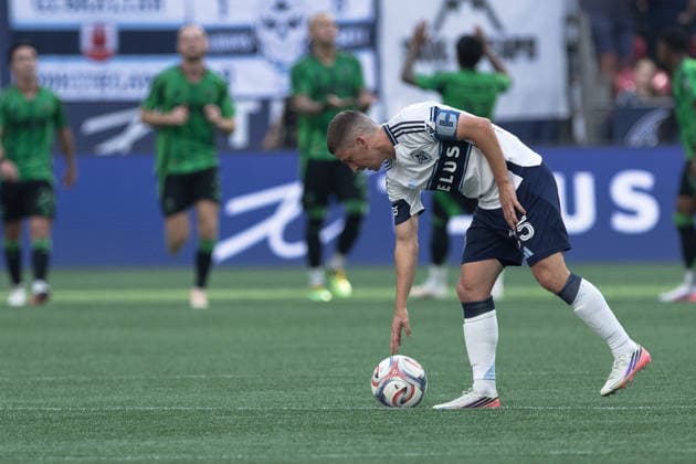 Ryan Gauld seen during MLS, Fussball Herren, USA game between teams of Vancouver Whitecaps FC and Austin FC(Gael Amador Ball Raw Images) Vancouver BC Place Canada Copyright: xGaelxAmadorx Whitecaps_Austin0069