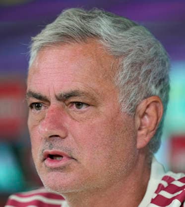September 14, 2026, Valdebebas, Madrid, Spain: Jose Mourinho, head coach of Real Madrid, attends his press conference, PK, Pressekonferenz during the training day of Real Madrid ahead the Spanish League, LaLiga EA Sports, football match against Elche CF at Ciudad Deportiva Real Madrid on September 14, 2026, in Valdebebas, Madrid, Spain. Real Madrid Training And Press Conference - Laliga Ea Sports  - ZUMAa181 20260914_zaa_a181_007 Copyright: xDennisxAgyemanx