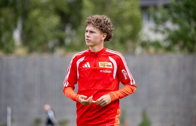 Fußball, Herren, Saison 2026 2027, 1. Bundesliga, 1. FC Union Berlin, Training auf Trainingsplatz II, Linus Güther (1. FC Union), 14.09.2026,