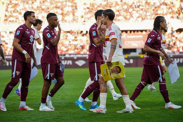during the Serie A soccer match between Torino and Roma at the Stadio Olimpico Grande Torino in Turin, north west Italy - Sunday, September 14, 2026. - Soccer .  Copyright: xMarcoxAlpozzi LaPressex