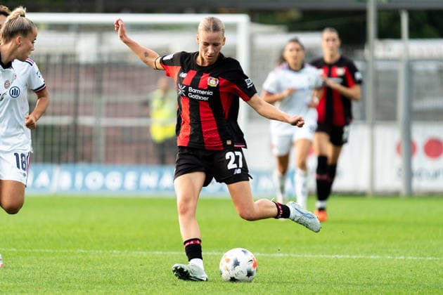 Deutschland: Google Pixel Frauen-Bundesliga 2026 27, 4. Spieltag - Bayer 04 Leverkusen vs. FC Bayern München - 14.09.2026 - Ulrich-Haberland-Stadion Müller Marlene