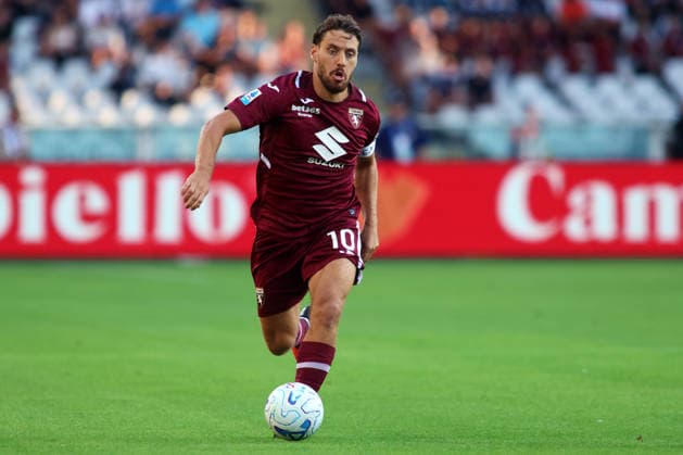 2026-09-14 Torino FC v AS Roma - Serie A TURIN, ITALY - SEPTEMBER 14: Nikola Vlasic of Torino FC during the Serie A match between Torino FC and AS Roma at Stadio Olimpico di Torino on September 14, 2026 in Turin, Italy. (Photo by Nderim Kaceli BSR Agency) Turin Italy Content not available for redistribution in The Netherlands directly or indirectly through any third parties. Copyright: xBSRxAgencyx