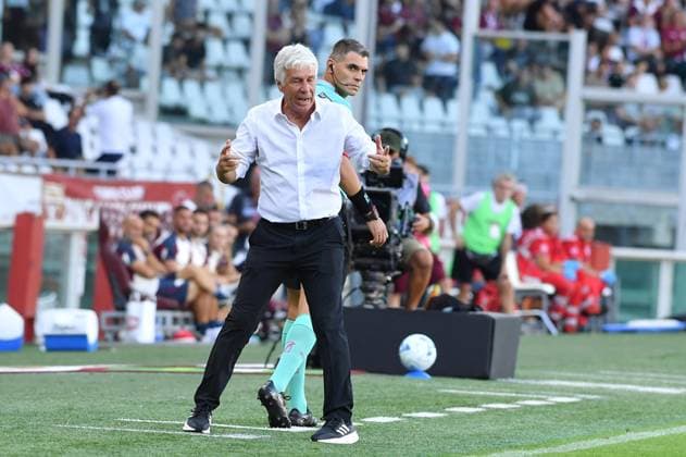 Foto IPP Massimo Rana Torino 14-09-2026 Calcio Campionato di Serie A 2026 2027 Torino-Roma nella foto allenatore roma Gian Piero Gasperini Italy Photo Press - World Copyright italy ITALY  Copyright: xR4924_italyphotopressx