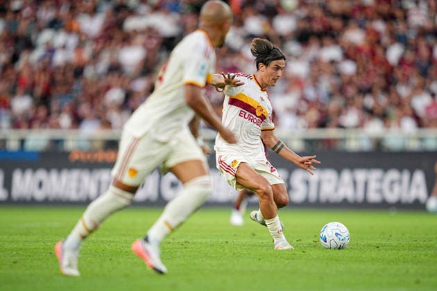 RomaÕs Paulo Dybala during the Serie A soccer match between Torino and Roma at the Stadio Olimpico Grande Torino in Turin, north west Italy - Sunday, September 14, 2026. - Soccer .  Copyright: xMarcoxAlpozzi LaPressex