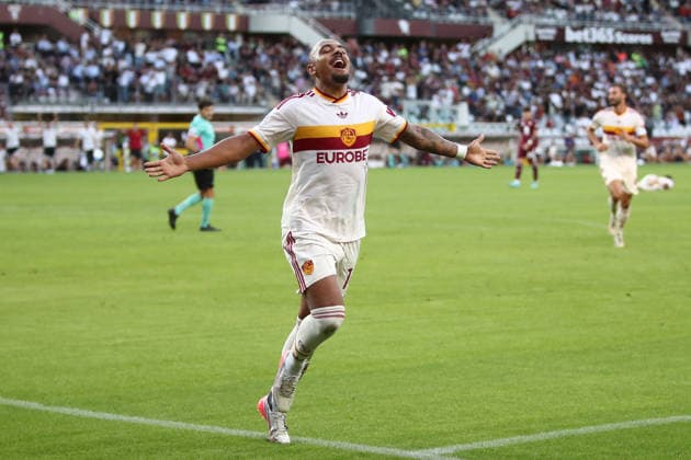 IPA88533121 - September 14, 2026, Torino vs. AS Roma (Serie A) Sports; Soccer; Matchday 4& xD;In the photo: Malen celebrates& xD;(Photo by Gino Mancini)  Copyright: xGinoxMancini IPAxSportx xx IPA88533121