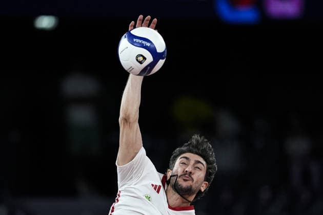 Turkiye v Romania - CEV EuroVolley 2026 Men CLUJ-NAPOCA, ROMANIA - SEPTEMBER 14: Ahmet Tumer of Turkiye competes during the CEV EuroVolley 2026 Pool D match between Turkiye and Romania at BT Arena in Cluj-Napoca, Romania, on September 14, 2026. Osmancan Gurdogan Anadolu Cluj-Napoca Romania. Editorial use only. Please get in touch for any other usage.  Copyright: x2026xAnadoluxOsmancanxGurdoganx