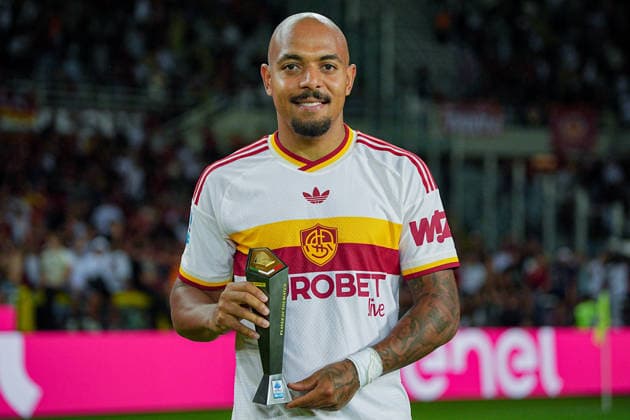 Roma™s Donyell Malen is the Panini player of the match after the Serie A soccer match between Torino and Roma at the Stadio Olimpico Grande Torino in Turin, north west Italy - Sunday, September 14, 2026. - Soccer .  Copyright: xMarcoxAlpozzi LaPressex