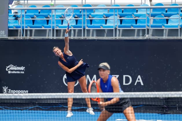 WTA, Tennis Damen GUADALAJARA OPEN 2026 WTA GUADALAJARA OPEN 2026 ALEXA GUARACHI NIKA RADISIC VS MAKAMOTO NINOMIYA ISABELLE HAVERLAG1 14092026 GUADALAJARA, JALISCO. Action photo of Alexa Guarachi and Nika Radisic during a match of the WTA Guadalajara Open 2026, held at the Centro Panamericano de Tenis of Guadalajara, Jalisco, Mexico. Foto de Alexa Guarachi y Nika Radisic, durante juego del WTA Guadalajara Open 2026 celebrado en el Centro Panamericano de Tenis de Guadalajara, Jalisco, Mexico PHOTO BY IMAGENSHOP AGENCIA FOTOGRAFICA GUADALAJARA JALISCO MEXICO Copyright: xIMAGENSHOPxAGENCIAxFOTOGRAFICAx