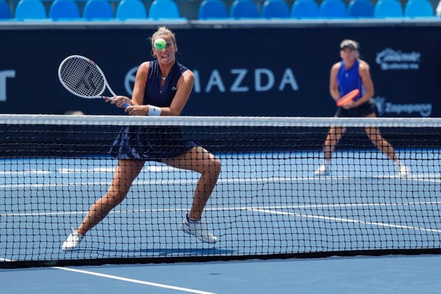WTA, Tennis Damen GUADALAJARA OPEN 2026 WTA GUADALAJARA OPEN 2026 ALEXA GUARACHI NIKA RADISIC VS MAKAMOTO NINOMIYA ISABELLE HAVERLAG1 14092026 GUADALAJARA, JALISCO. Action photo of Alexa Guarachi and Nika Radisic during a match of the WTA Guadalajara Open 2026, held at the Centro Panamericano de Tenis of Guadalajara, Jalisco, Mexico. Foto de Alexa Guarachi y Nika Radisic, durante juego del WTA Guadalajara Open 2026 celebrado en el Centro Panamericano de Tenis de Guadalajara, Jalisco, Mexico PHOTO BY IMAGENSHOP AGENCIA FOTOGRAFICA GUADALAJARA JALISCO MEXICO Copyright: xIMAGENSHOPxAGENCIAxFOTOGRAFICAx