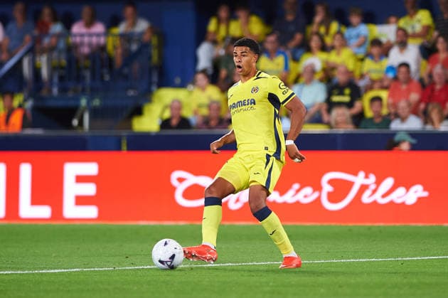 Santiago Mourino (Villarreal CF) during the LaLiga EA Sports match between Villarreal CF and Real Betis Balompie at Estadio de la Ceramica on September 14, 2026 in Villarreal, Spain. -