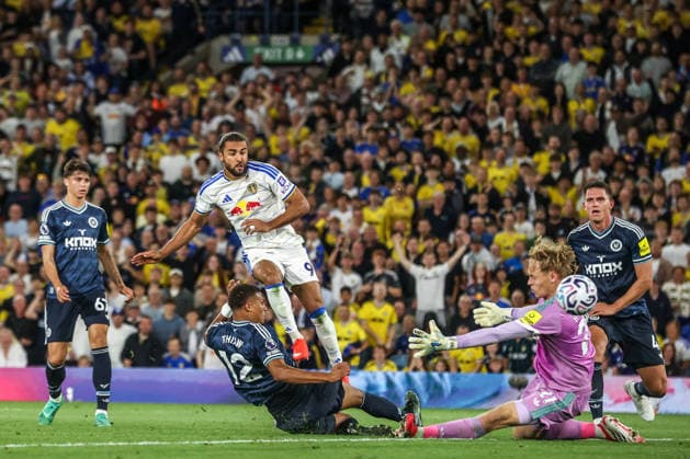 Premier League Leeds United v Newcastle Untied Dominic Calvert-Lewin of Leeds United scores to make it 3-0 during the Premier League match Leeds United vs Newcastle Untied at Elland Road, Leeds, United Kingdom on 14 September 2026 (Photo by Alfie Cosgrove News Images) Leeds Elland Road West Yorkshire United Kingdom Copyright: xAlfiexCosgrove NewsxImagesx