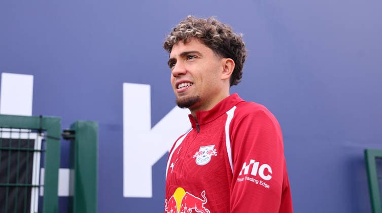Leipzig, 14.09.2026, Red Bull Akademie, Fussball, 1.Bundesliga, RB Leipzig , Training , Im Bild: Neil El Aynoui , Nur zur redaktionellen Nutzung. Only editorial use. ,