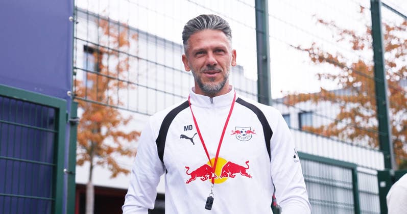 Leipzig, 14.09.2026, Red Bull Akademie, Fussball, 1.Bundesliga, RB Leipzig , Training , Im Bild: Trainer Martin Demichelis, Nur zur redaktionellen Nutzung. Only editorial use. ,