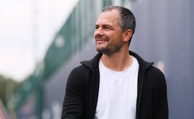 Leipzig, 14.09.2026, Red Bull Akademie, Fussball, 1.Bundesliga, RB Leipzig , Training , Im Bild: Marcel Schäfer Schaefer (RBL Geschäftsführer , Nur zur redaktionellen Nutzung. Only editorial use. ,