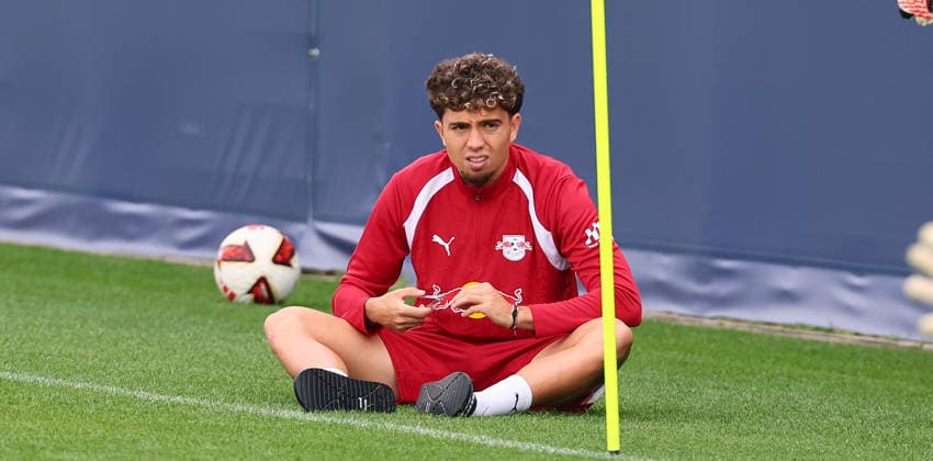Leipzig, 14.09.2026, Red Bull Akademie, Fussball, 1.Bundesliga, RB Leipzig , Training , Im Bild: Neil El Aynoui , Nur zur redaktionellen Nutzung. Only editorial use. ,