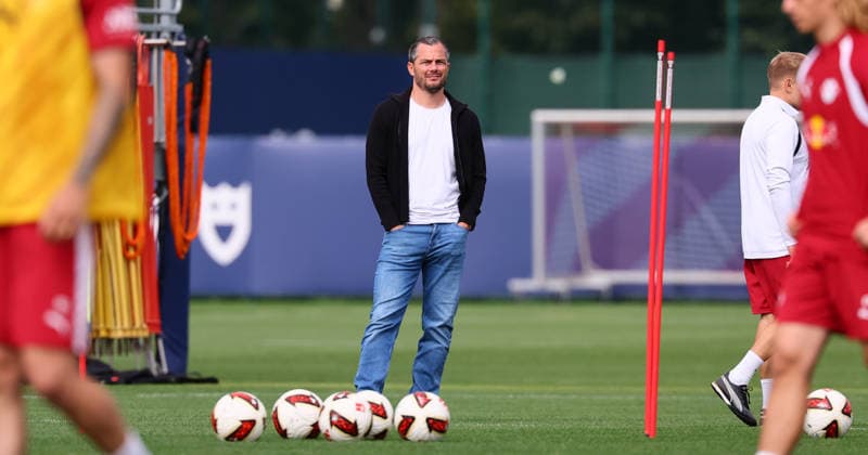 Leipzig, 14.09.2026, Red Bull Akademie, Fussball, 1.Bundesliga, RB Leipzig , Training , Im Bild: Marcel Schäfer Schaefer (RBL Geschäftsführer , Nur zur redaktionellen Nutzung. Only editorial use. ,