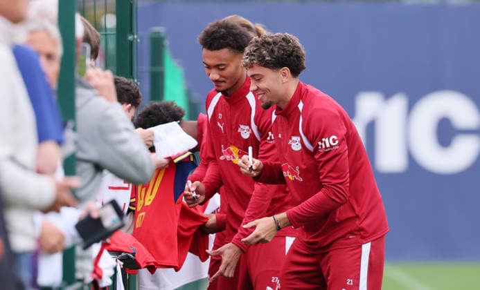 Leipzig, 14.09.2026, Red Bull Akademie, Fussball, 1.Bundesliga, RB Leipzig , Training , Im Bild: Neil El Aynoui , Nur zur redaktionellen Nutzung. Only editorial use. ,
