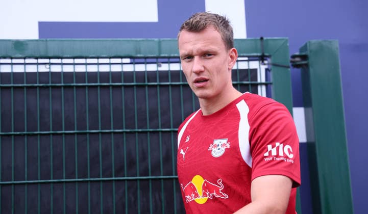 Leipzig, 14.09.2026, Red Bull Akademie, Fussball, 1.Bundesliga, RB Leipzig , Training , Im Bild: Lukas Klostermann (16, RB Leipzig) , Nur zur redaktionellen Nutzung. Only editorial use. ,