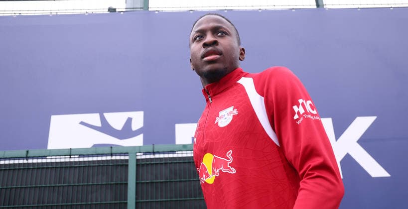 Leipzig, 14.09.2026, Red Bull Akademie, Fussball, 1.Bundesliga, RB Leipzig , Training , Im Bild: Johan Bakayoko ( 11, RB Leipzig) , Nur zur redaktionellen Nutzung. Only editorial use. ,