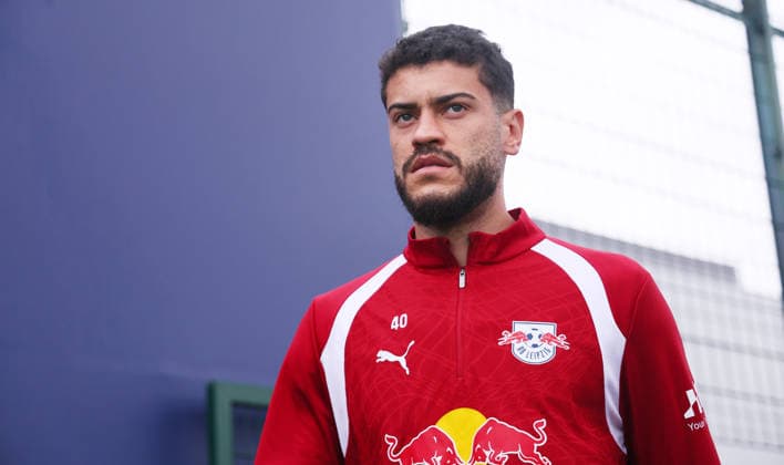 Leipzig, 14.09.2026, Red Bull Akademie, Fussball, 1.Bundesliga, RB Leipzig , Training , Im Bild: Romulo (40, RB Leipzig) , Nur zur redaktionellen Nutzung. Only editorial use. ,