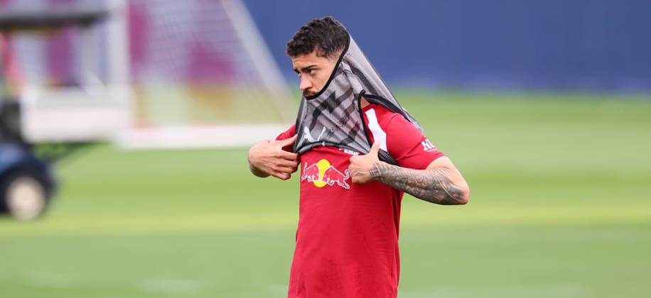 Leipzig, 14.09.2026, Red Bull Akademie, Fussball, 1.Bundesliga, RB Leipzig , Training , Im Bild: Romulo , Nur zur redaktionellen Nutzung. Only editorial use. ,