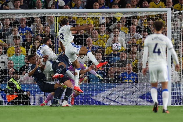 14th September 2026; Elland Road, Leeds, West Yorkshire, England; Premier League Football, Leeds United versus Newcastle United; Dominic Calvert-Lewin of Leeds United scores in the 34th minute to make the score 2-0 AidanxHunter